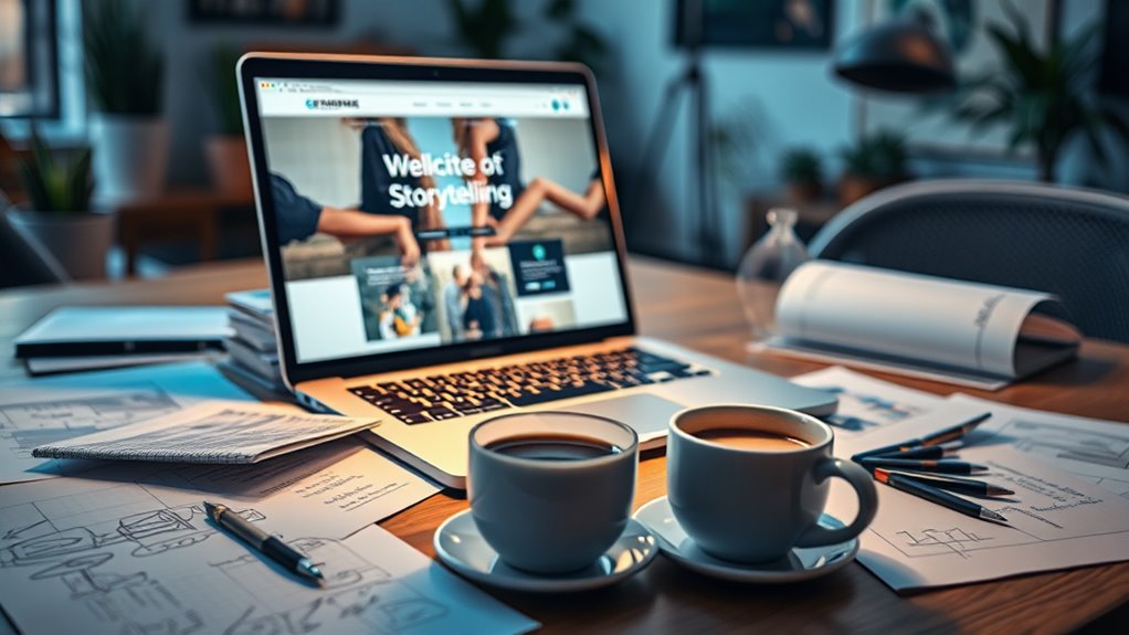 enhancing website through storytelling