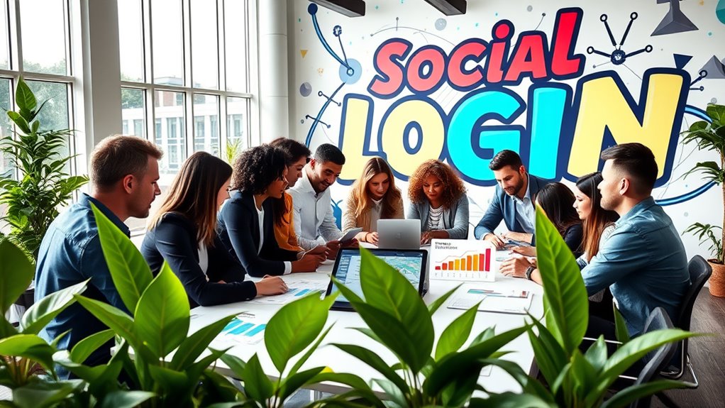 social login lead generation